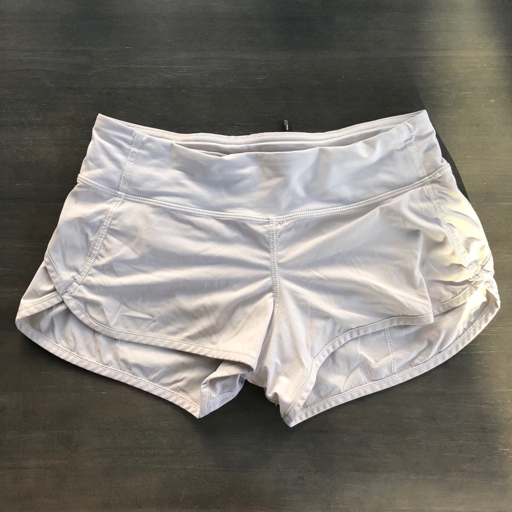 Lululemon athletica speed short 2.5’’ white